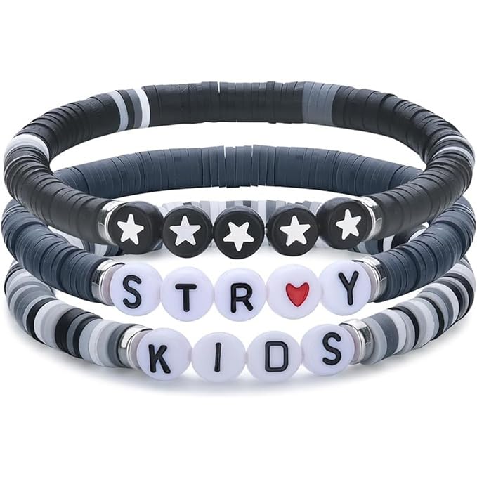 LIUSHANGYUN 3-Pcs Inspired Bracelet Set - Stray Fan Jewelry Gifts for Women & Men (Concert Merch...