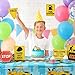 WERNNSAI Construction Party Decorations - 12 PCS Construction Birthday Party Supplies for Boys Kids Truck Birthday Cutouts Traffic Road Signs for Under Construction Party Baby Shower Wall Decor