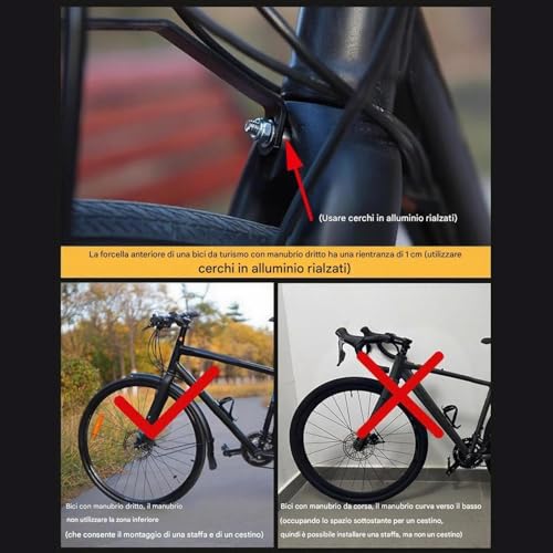 Porte-bagages bicyclette contre vibrations acier lourd support stable