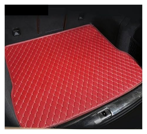 Tapis de coffre pour Peugeot 5008 7 places 2017-2023 doublure vin rouge