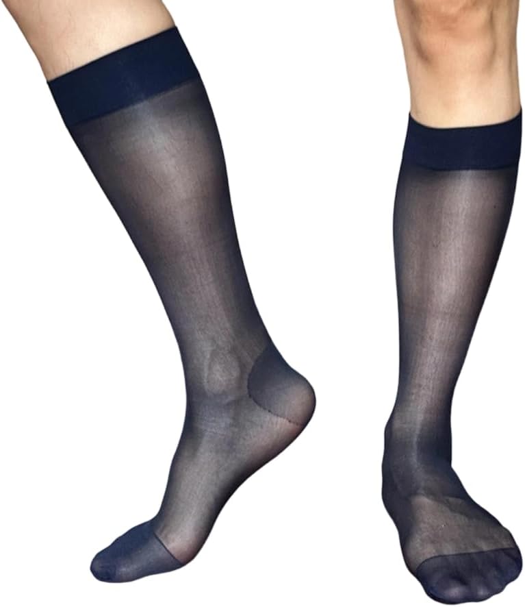 Men's Prom Dress Socks with Reinforced and Breathable Fabric for Business