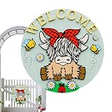 Design élégant antirouille : construit avec des matériaux en bois de haute qualité, ce panneau de bienvenue pour porte d'entrée évite la rouille et la décoloration, préservant son charme dans des conditions variées. Parfaitement adapté pour la décoration quotidienne ou les arrangements festifs, il rehausse l'esthétique de votre entrée tout en créant une ambiance accueillante