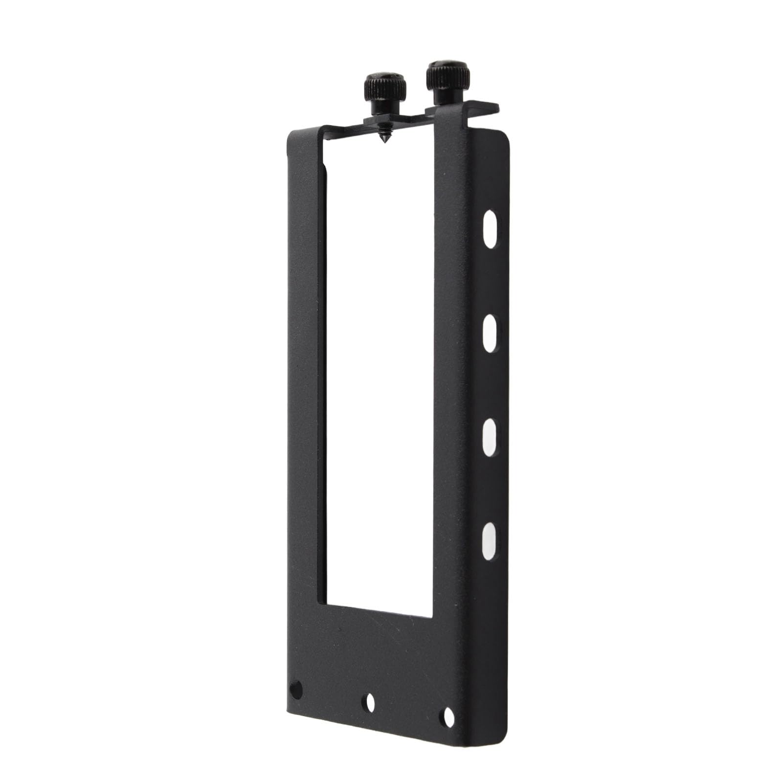 Alomejor Adjustable Vertical GPU Holder for ATX Cases (26*8.2*12.8 cm) | Protegge schede grafiche da 2-3 slot, robusta struttura in ferro, include illuminazione ARGB