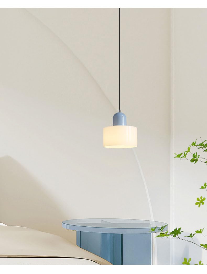 Nowoczesna lampa wisząca w stylu art deco makaronik sufitowa wisząca lampa salon sypialnia wisiorek oprawy oświetleniowe do kuchni restauracji kawiarni (pomarańczowy 4)