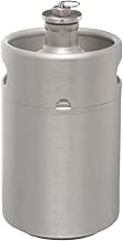 Stainless Steel Growler Keg,Stainless Steel Beer Keg,Portable Stainless Steel Beer Keg for Home Brew,Crafting and Draft Beer for Home Brew Hotel Bar Pub,8 liters