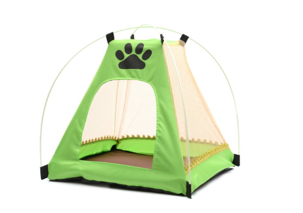 犬用テントハウス 緑色 Amazon | 犬小屋 ペットテント 犬用ハウス プレイテント 猫用 夏用