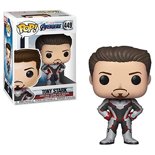 Funko Pop! Bobble: Marvel Avengers Endgame: Tony Stark - Iron Man - Figura de Vinilo Coleccionable - Idea de Regalo- Mercancia Oficial - Juguetes para Niños y Adultos - Movies Fans