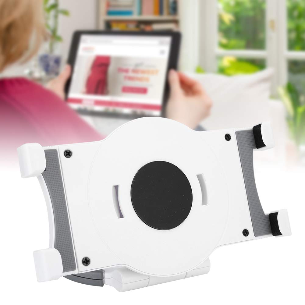 lyrlody Supporto da Tavolo per Tablet Supporto Universale per Tablet in Silicone ABS per Dispositivi da 7 a 10 Pollici con Impugnatura Espandibile con Anello Rotante a 360 Gradi per Uso da Bancone