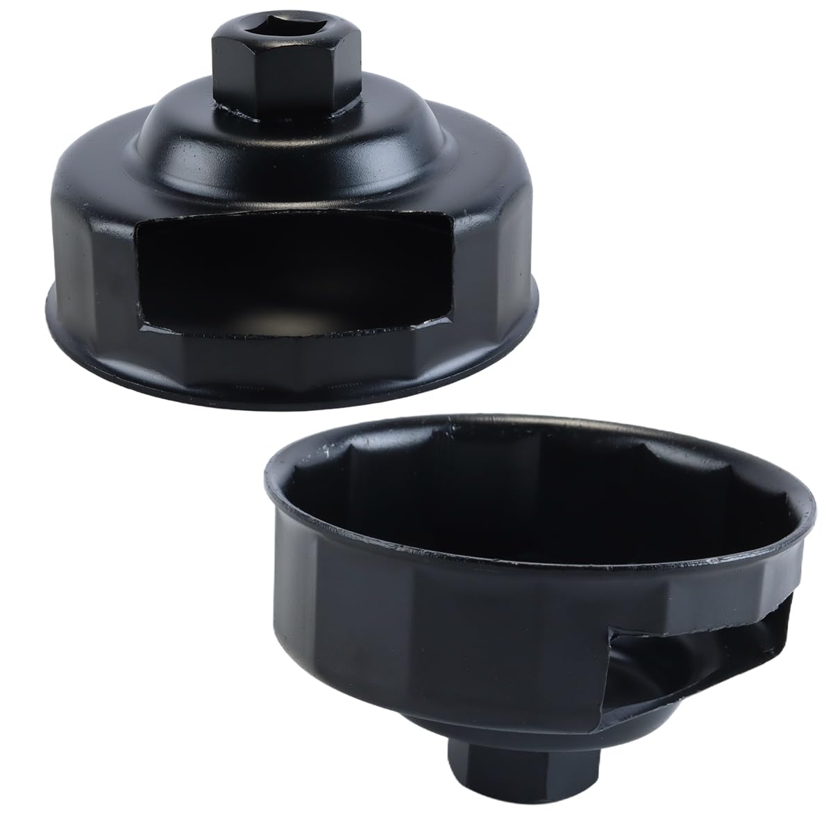 ACOLY Oil Filter Cap Wrench 76mm Compatible with Harley Spin On Durable Alloy Steel Oil Filter Removal Tool
