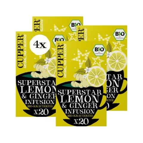 CUPPER Bio Kräutertee "Superstar Lemon & Ginger" Cover