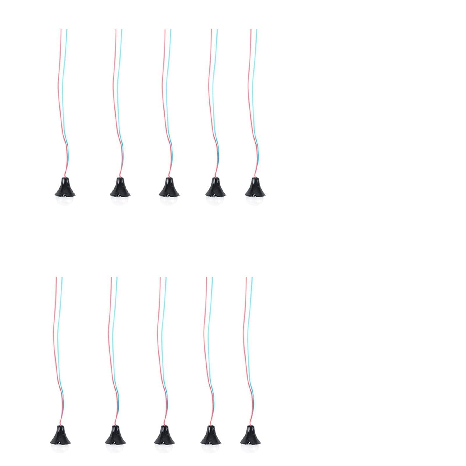 Tizuqe 10Pcs LED Ceiling Light Lamp HO Scale for Sand-Table Exercise Ceiling Lamp for Bedroom Kitchen and Bathroom