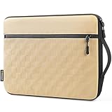 DOMISO 15 pollici, custodia per computer portatile da 15,6 pollici, per MacBook Air/Pro, impermeabile, 15 pollici, compatibile con MacBook Air 15 pollici, M3 2024 2023, beige