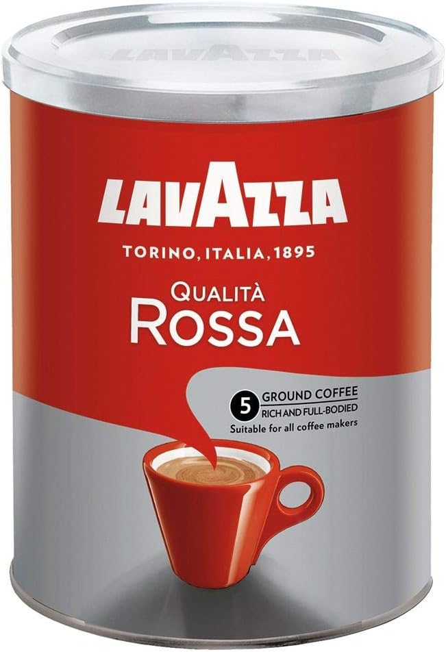 Lavazza Coffee Qualita Rossa, Espresso Roast Coffee, Bean Coffee ground
