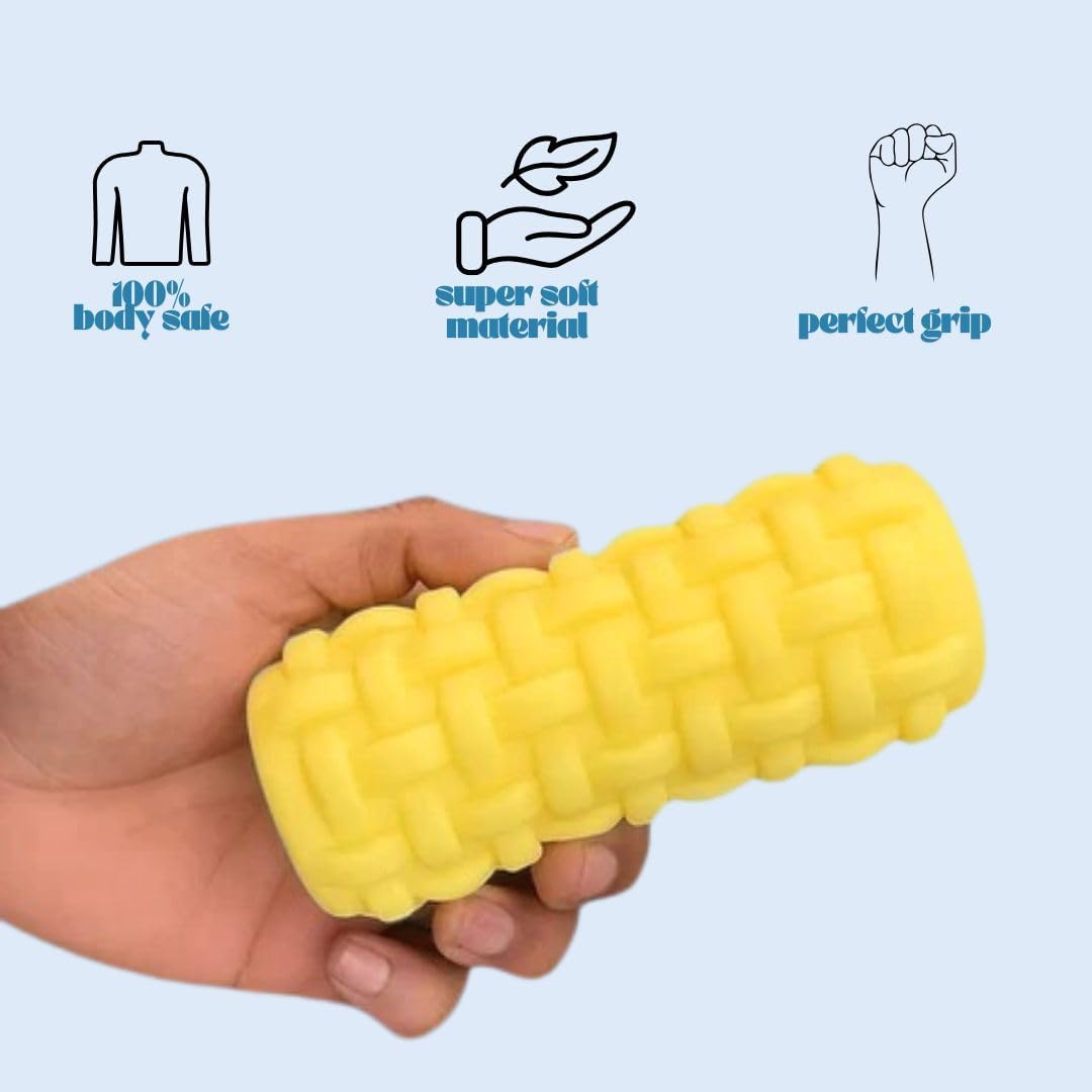 Arousique Mate Massager Yellow Silicon Recruitment Water-Recective Body Massage for Personal Wellness and Muscle Therapy Arousique Mate Massager Yellow Silicon Recruitment Water-Recective Body Massage for Personal Wellness and Muscle Therapy