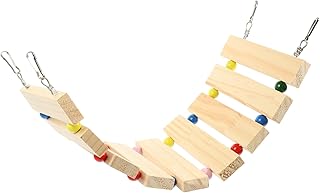 Balacoo Escada De Escalada De Hamster Porquinho Da Índia Brinquedos Para Mastigar Brinquedos Esportivos Gaiola De Hamster De Madeira Brinquedos De Escalada De Hamster Gaiola De Hamster