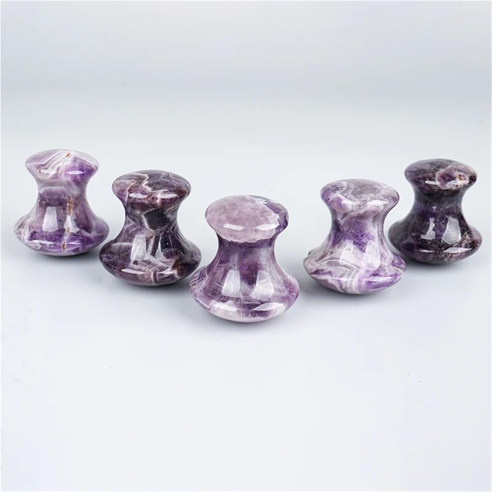 Massaggiatore for la Cura del Viso in Giada, Strumento di Gua Sha in Cristallo, Massaggio alla Testa, Raschietto for la Cura della Pelle, Prodotti di Bellezza Antirughe