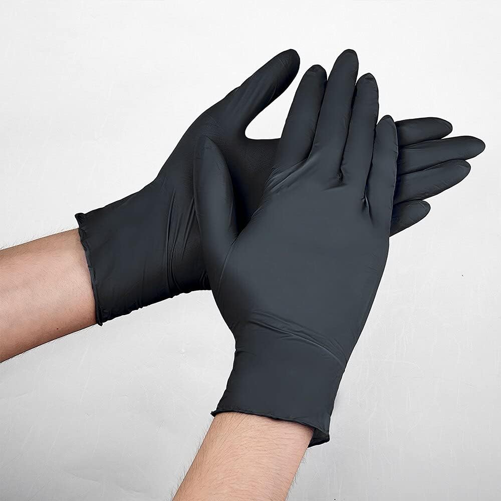 Nitrile Synethtic Gloves Blue 100pcs Food Grade Waterproof Allergy Free Work Safety Household Mechanic Kitchen