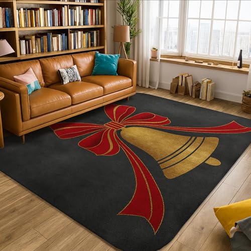 Tapis de sol rectangulaire antidérapant pour sécuriser le salon à Noël - 2