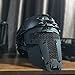 IDOGEAR Airsoft Full Face Mask Tactical SPT Mesh Mask Fit for Fast Helmet Duty Face Protection (A: Black)
