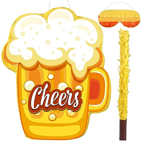 Set de Pinatas Champagne pour Offrir un Jeu Amusant lors d'un Mariage Original