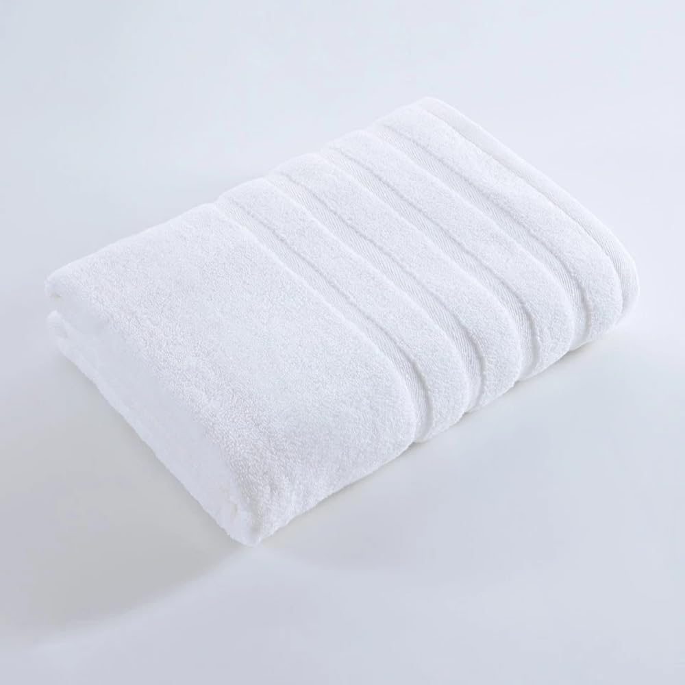 Householdfurnishing Premium Quality Towels 100% Egyptian Cotton 500gsm Hand, Bath, Face & Bath Sheet (White, Bath Sheet 90x150 cm)