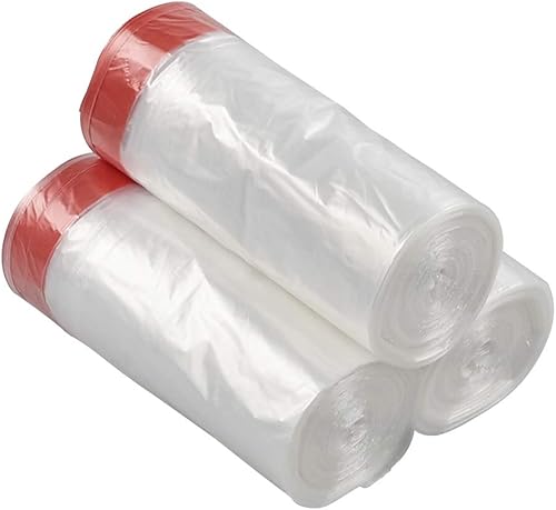 Miniatura 5 de Bolsas de basura pequeñas con cordón de 1.5 galones, bolsas de basura pequeñas, forros transparentes para contenedores