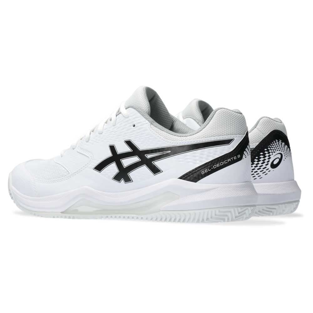 ASICS Dedicate 8 Clay Hombre Zapatos de Tenis Turquesa Blanco