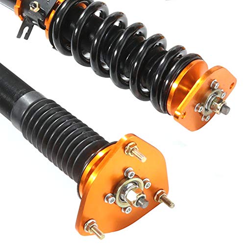 Coilover Struts Spring Shocks Adjustable Coilovers Suspension Coil Spring Shocks And Struts Full Set Kits Eccpp Fit For 2003-2009 350Z #TOP4