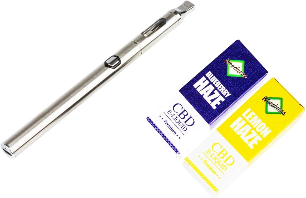 Weedness CBD Vaporizador + 2000 MG CBD - SIN NICOTINA Oil Liquido Encore CBD Cigarrillo Electronico Vaper Smok E Liquid Y Kit Pen Batería Recargable Resistencias