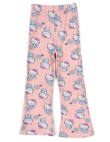 Image of Hello Kitty Girls T-Shirt and Leggings Outfit Set Toddler to Big Kid Sizes (4T - 14-16)