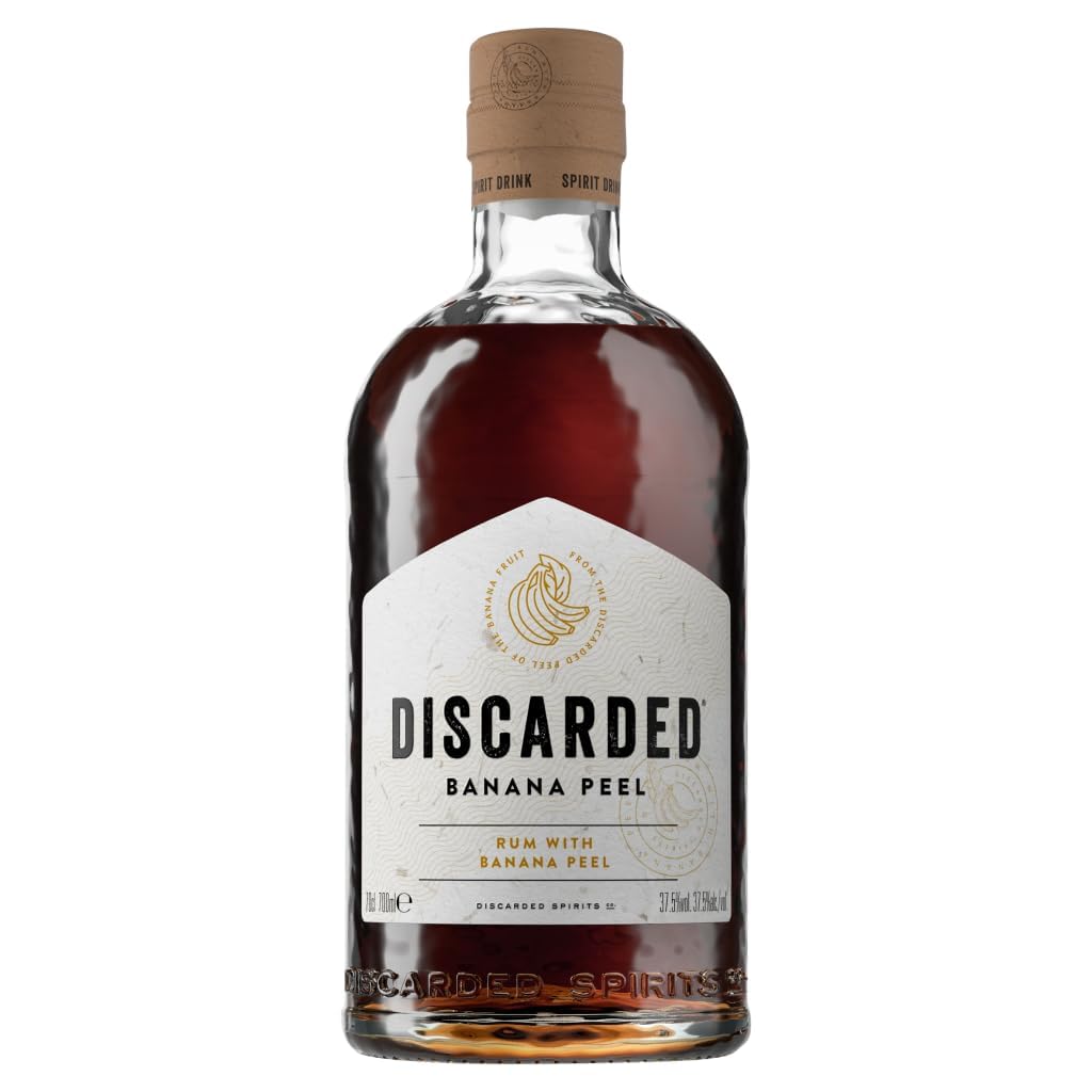 DISCARDED – Banana Peel Rum – Rich & Smooth – Notes of Banana Bread – Award-Winning Zero Waste Premium Rum – Gift‑Ready Bottle – 37.5% ABV – 70 cl