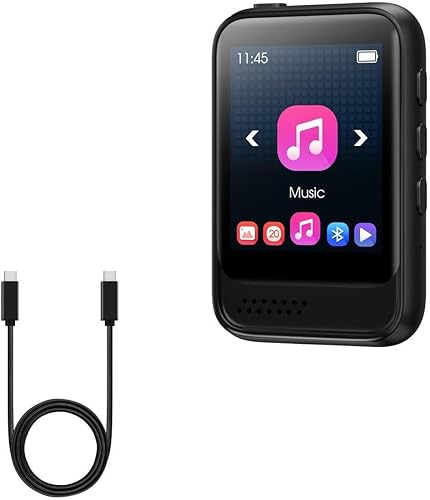 BoxWave Cable Compatible with JOLIKE D22 - DirectSync PD Cable (3ft) - USB-C to USB-C (100W), Type C Braided 3ft Charge and Sync Cable - Jet Black