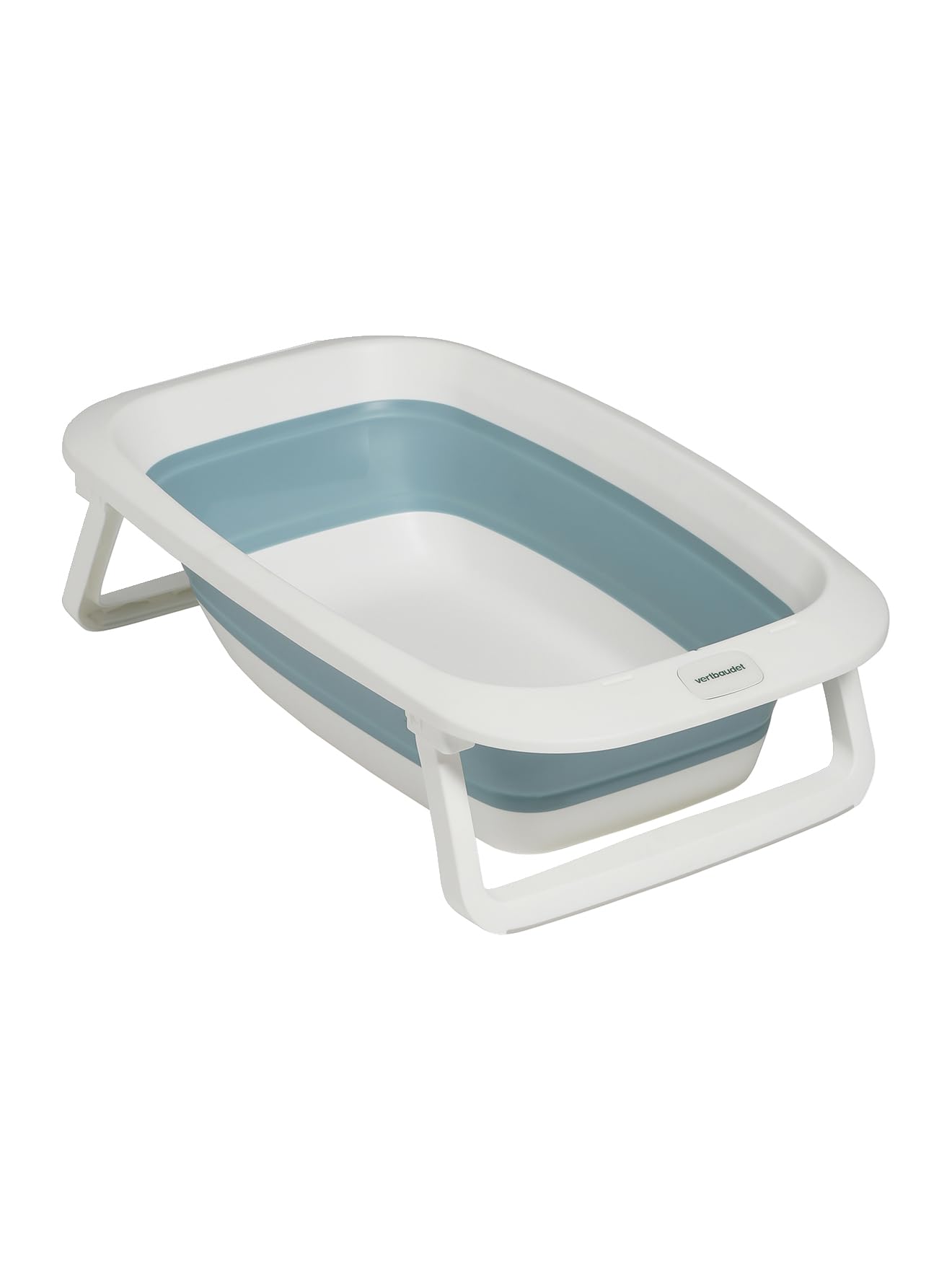 VERTBAUDET Baignoire de Bain Bébé Pliable Antidérapante turquoise TU