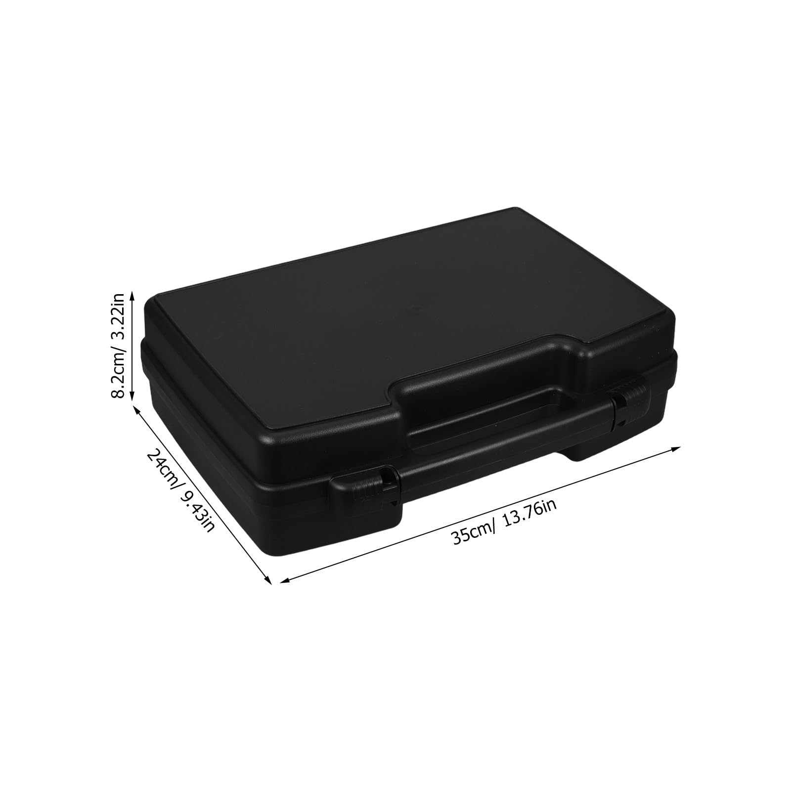 TOYANDONA Caja de Herramientas Portátil para Almacenamiento Seguro y Compartimentos Amplios de Plástico con Cerradura de Electrónica y Accesorios de Hardware en Viajes