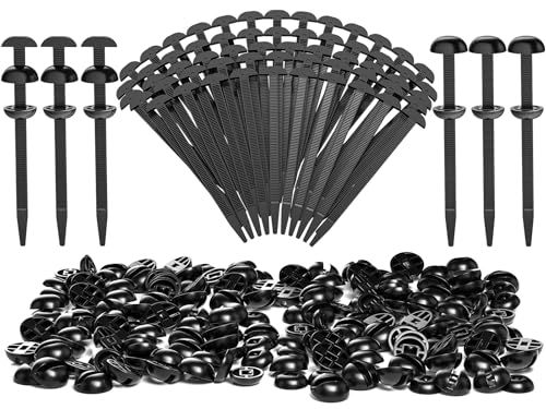 Haiou 100 Pcs 4.1" Heavy-Duty Nylon Universal Cable Tie Buckle Cable Ties- Self-Locking Zip Ties for Car, Home, Office & DIY Projects