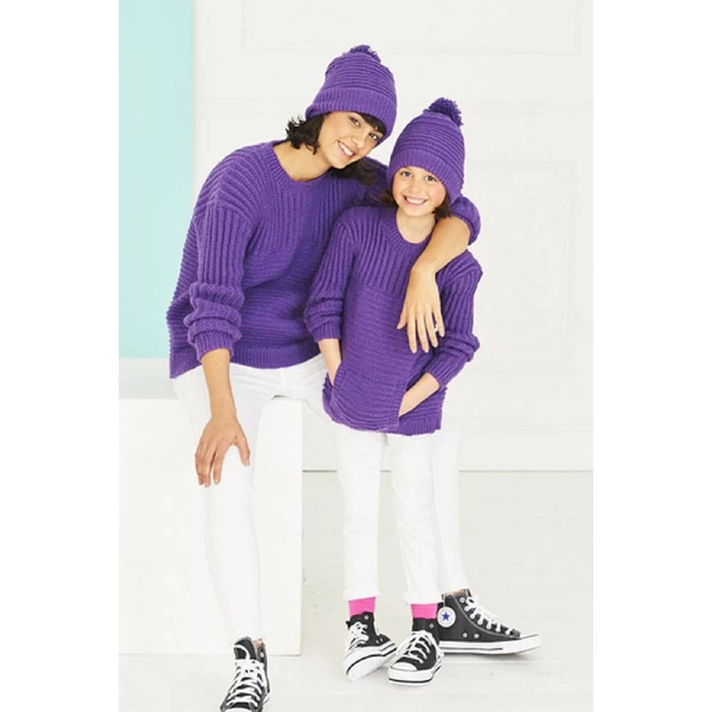Stylecraft DK Knitting Pattern - 9767 Ladies & Girls Sweaters & Hats
