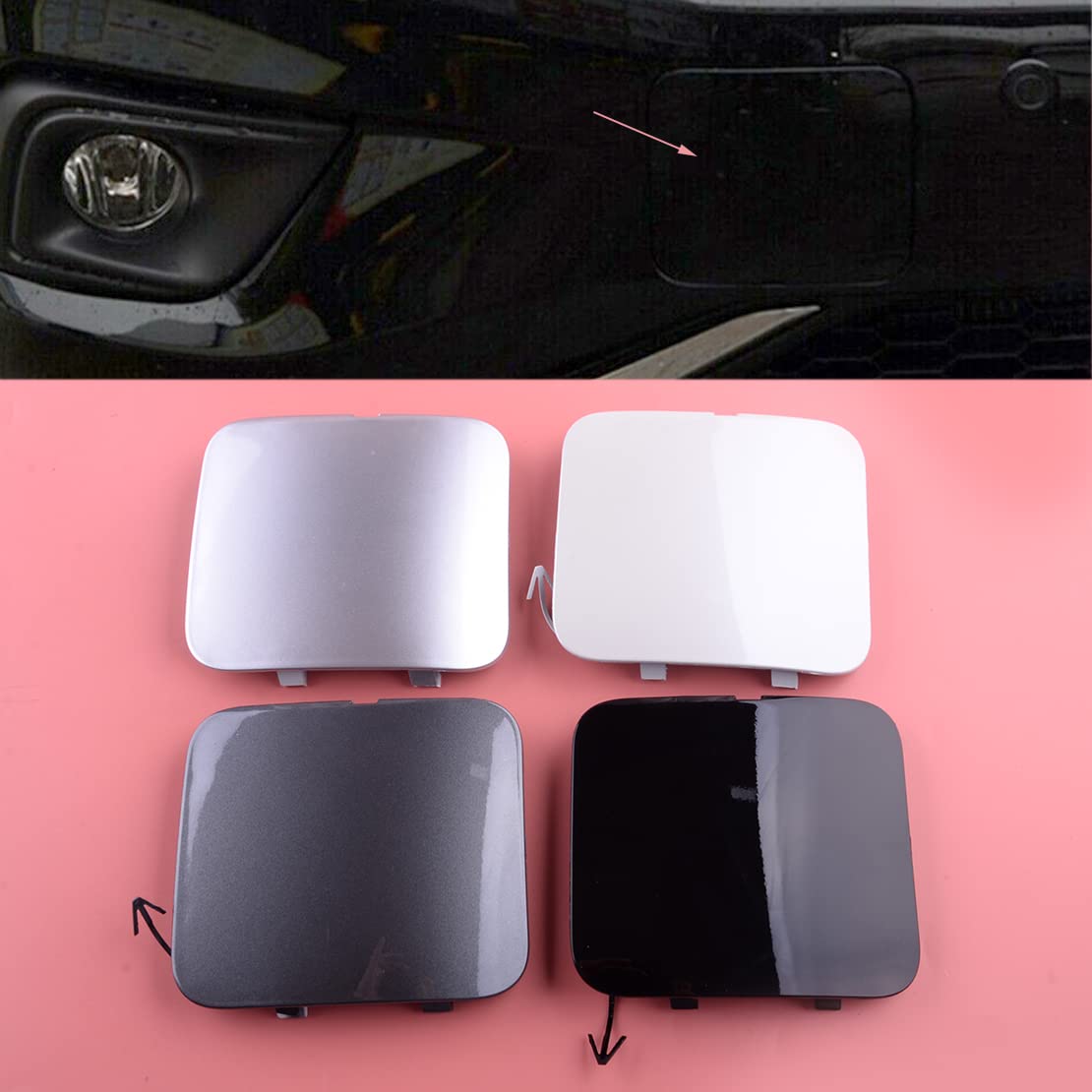 Capuchon œillet Remorquage Pare-chocs Avant Nissan Murano 2011-2014 - Pièce Plastique Non Peinte 62086-1GR0H