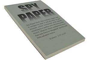 Disappearing Spy Paper: The Ultimate Secret Messaging Tool