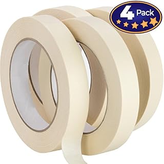 Nova Supply 3/4 in Pro-Grade Masking Tape. 60 Yard Roll 4 Pack =