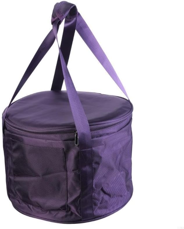 Crystal Singing Bowl Carrying Case Padded Protective Bag 10 Inch with Shoulder Strap Handle for Sound Healing Bowl Meditation Yoga Storage Transport Use Black (14 Inches)