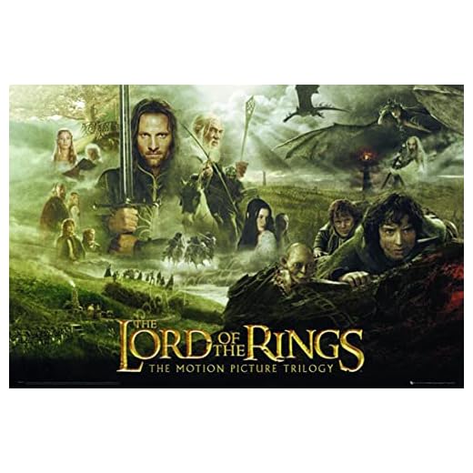 GB Eye LTD, El Señor de los Anillos, Trilogy, Maxi Poster, 61 x 91,5 cm