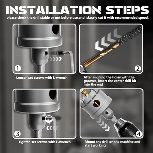 Hole Saw 8 PCS TCT Set