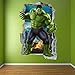 Wandtattoo Hulk Superhelden Wandaufkleber Aufkleber Druckkunst Kinderzimmer Dekor EA100