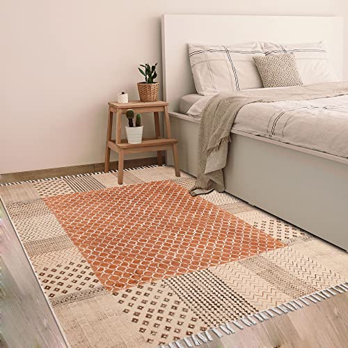 Tapis de cuisine facile à laver grand format coton lavable entrée salle de bain - 3
