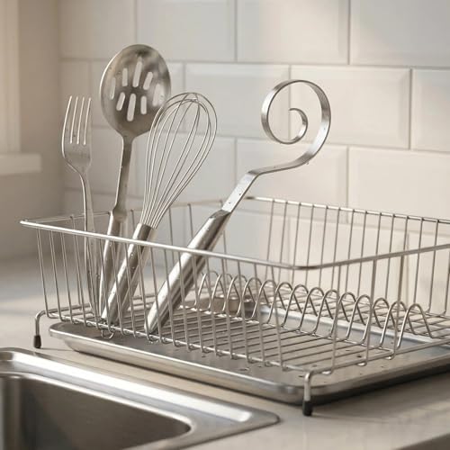 Image of TEEVEA Danish Dough Whisk, Seamless Stainless Steel for Sourdough Bread | Food-grade 304 stainless steel, rust and corrosion resistant, bend-proof, easy to clean, dishwasher safe