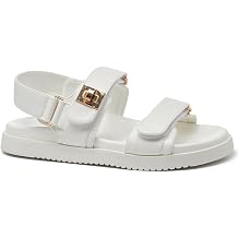 Womens Summer Sandals Casual Adjustable Arch Support Comfortable Thick Sole Flat Sandals
