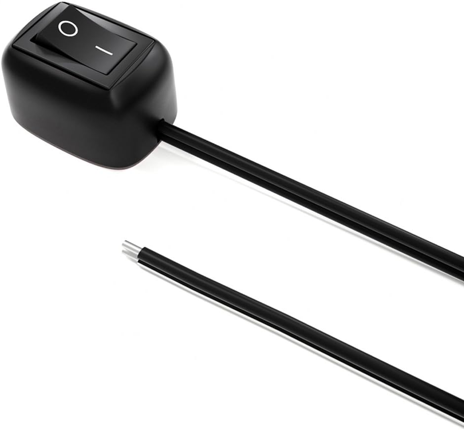 Jtron Car DIY Switches Water Drop Shape Button Switches Off/ON DC 12V AC 250V/6A 125V/10A 12v Surface Mount Switch for Fog Lights,DRL,LED Light Bar,etc(Cable:19.6"in) : Automotive