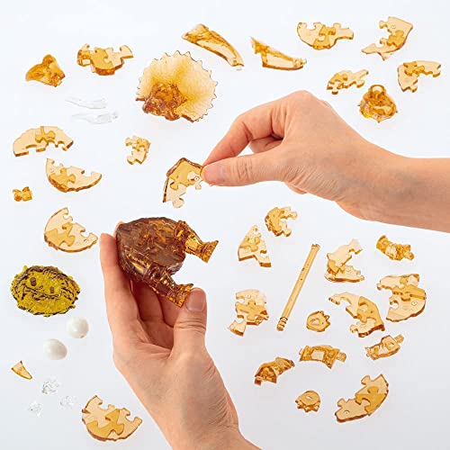 Mussor Beverly 3D Crystal Puzzle Triceratops Brown 61 Pieces 3D Jp Clear Puzzle For Adults And Children #TOP5
