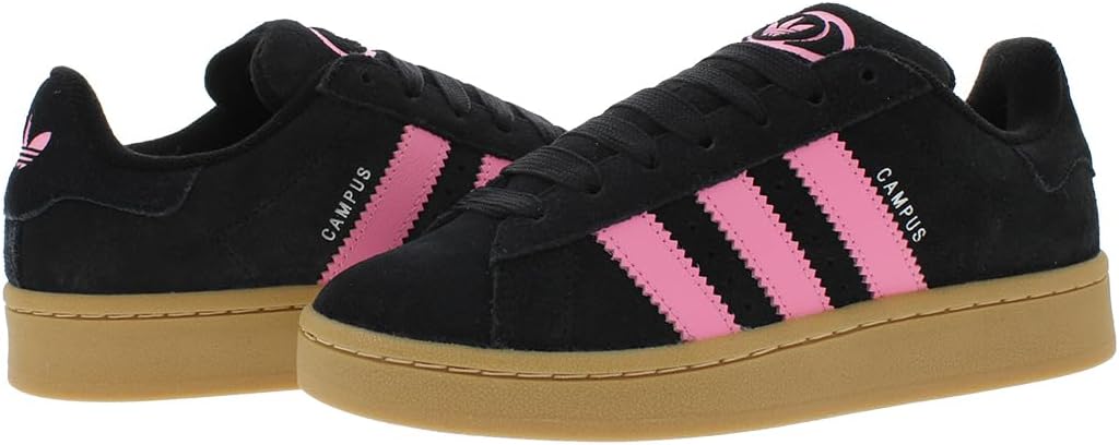 adidas Campus 00s MWNS Shoes, Core Black/White/True Pink, Size 6.5