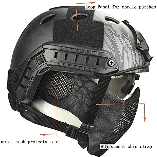 Variante de Koyheng casco airsoft Fast MH combinado